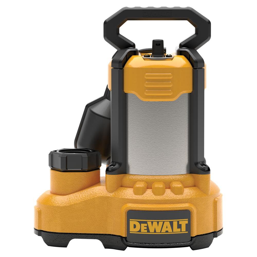 DEWALT 3/4 HP SSTL/Cast Iron Submersible Sump Pump Tethered DXWP62781 from DEWALT