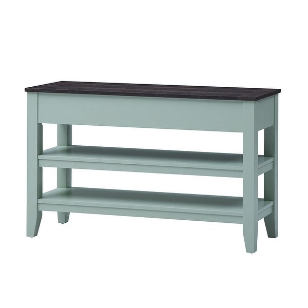 48'' Modern Console Table with 3 Drawers and 2 Shelves