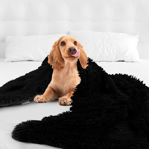 Piccocasa Shaggy Faux Fur Warm Reversible Solid Plush Fluffy Fleece Blankets