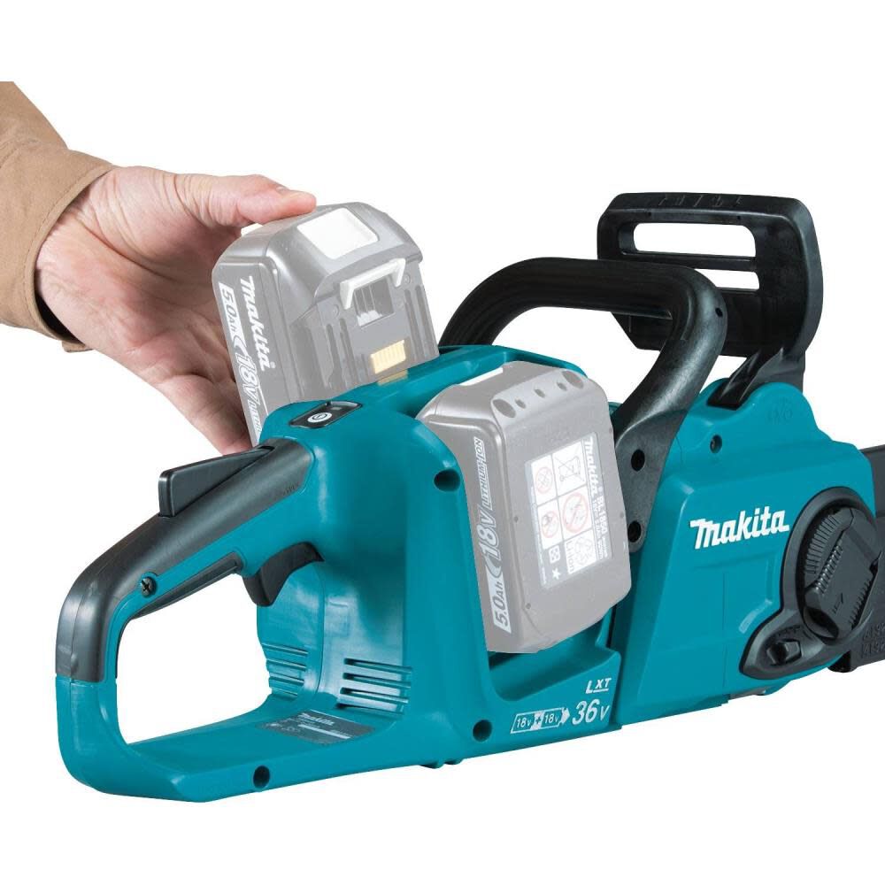 Makita 18V X2 LXT Lithium-Ion (36V) Brushless Cordless Chain Saw Tool Only XCU03Z from Makita