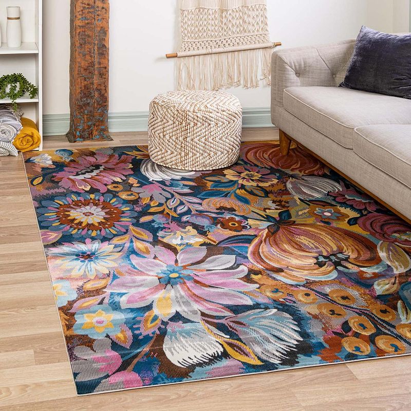 Unique Loom Negril Blossom Rug