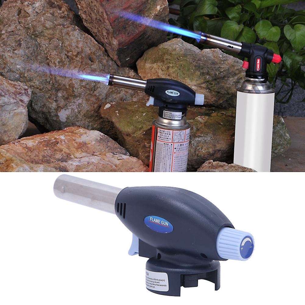 915 Outdoor Camping Bbq Flame Gas Torch Automatic Piezoelectric Ignition Flamethrower Burner