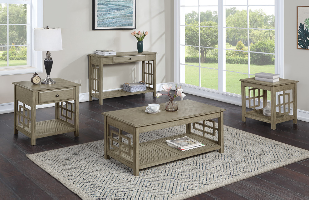 Cambridge Foyer Table   Traditional   Coffee And Accent Tables   by Office Star Products  Houzz