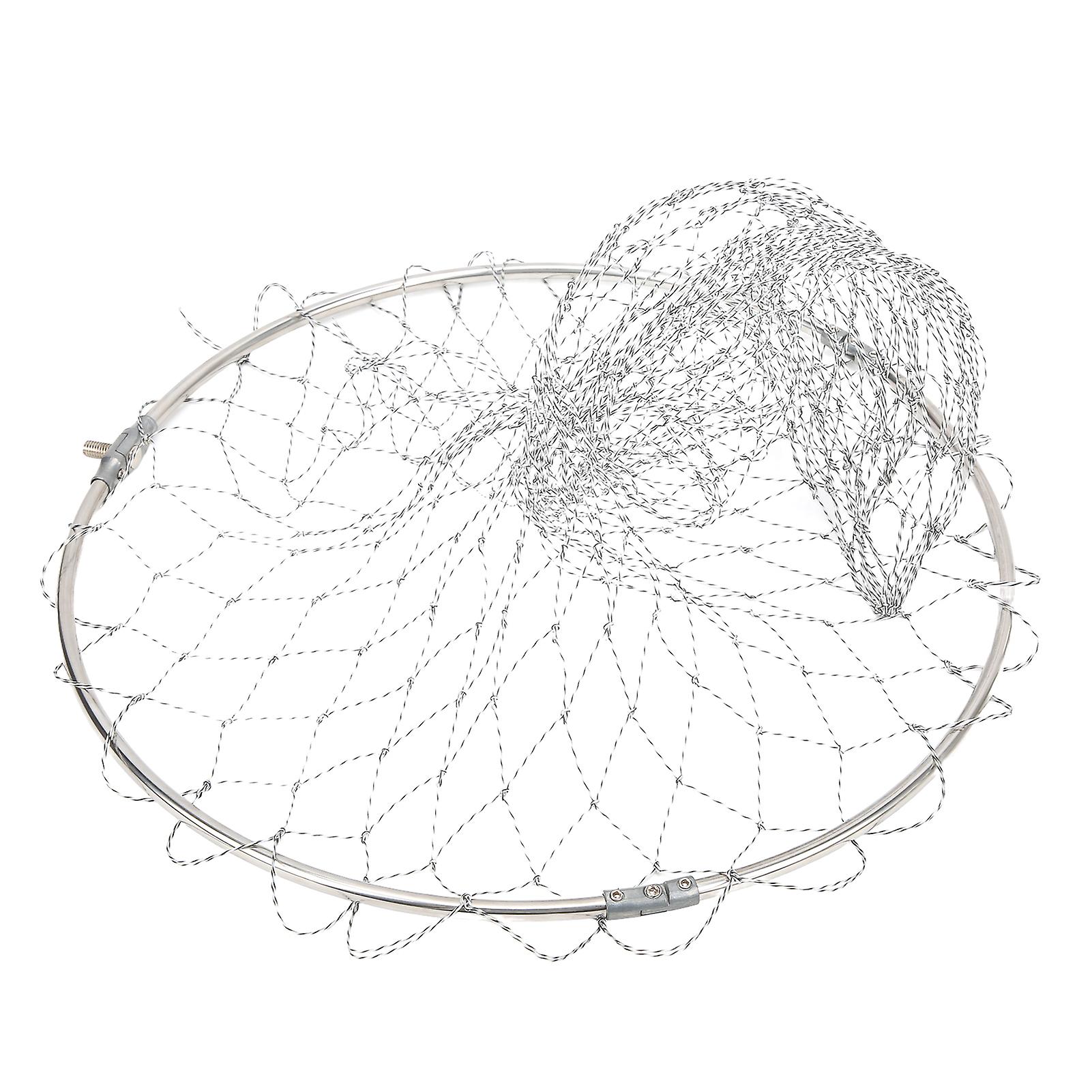 Landing Net Heads 39cm Big Nylon Braiding Mesh Brail Net For Catching Fish And Birds