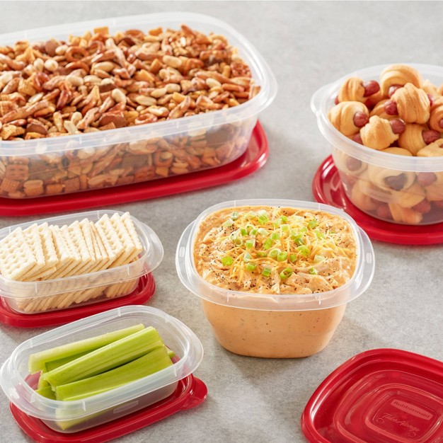 Rubbermaid Take Alongs 52pc Plastic Food Storage Container Set Clear