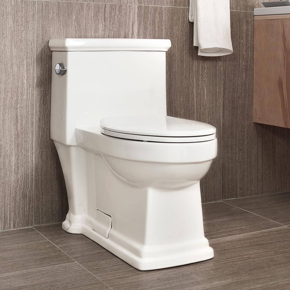 Speakman Glanville 12 in. 1-Piece 1.28 4.8 GPF Single Flush Elongated Toilet in White Seat Included T-6000-E