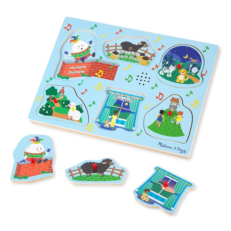 Melissa and Doug Nursery Rhymes 2 Sound Puzzle