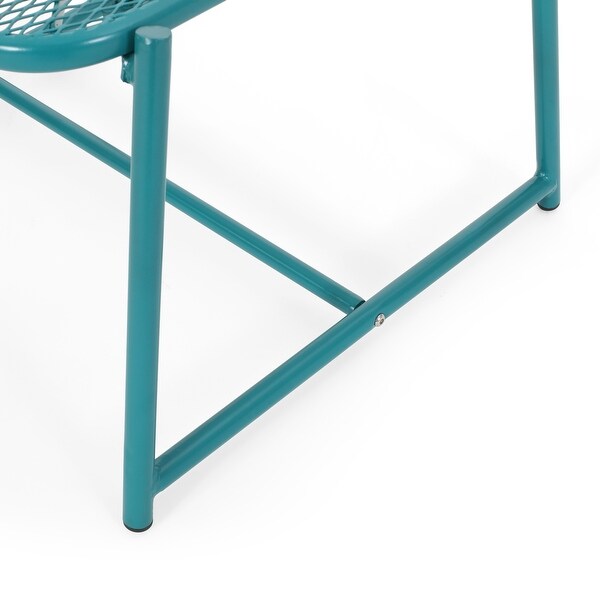 Bucknell Outdoor Iron Metal Mesh Side Table by Christopher Knight Home