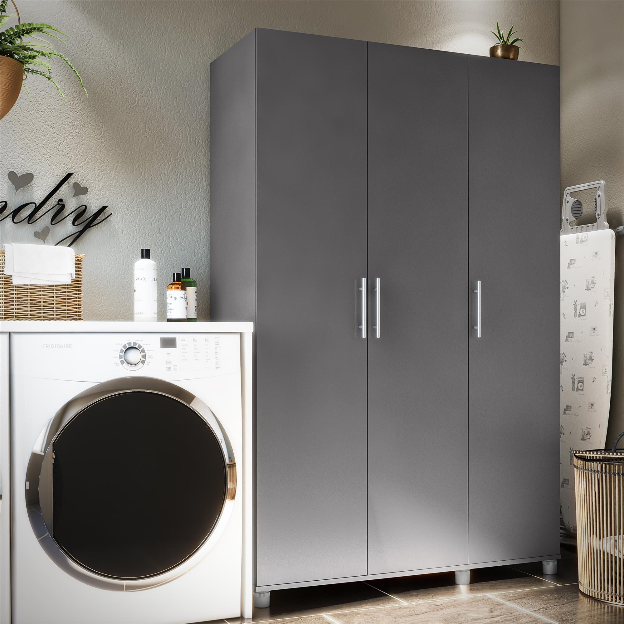 Systembuild Evolution Westford 3 Door Wardrobe, Graphite Gray