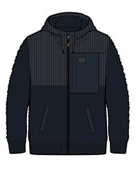 Adventure Recycled Deep-Pile Sherpa Fleece - Deep Navy