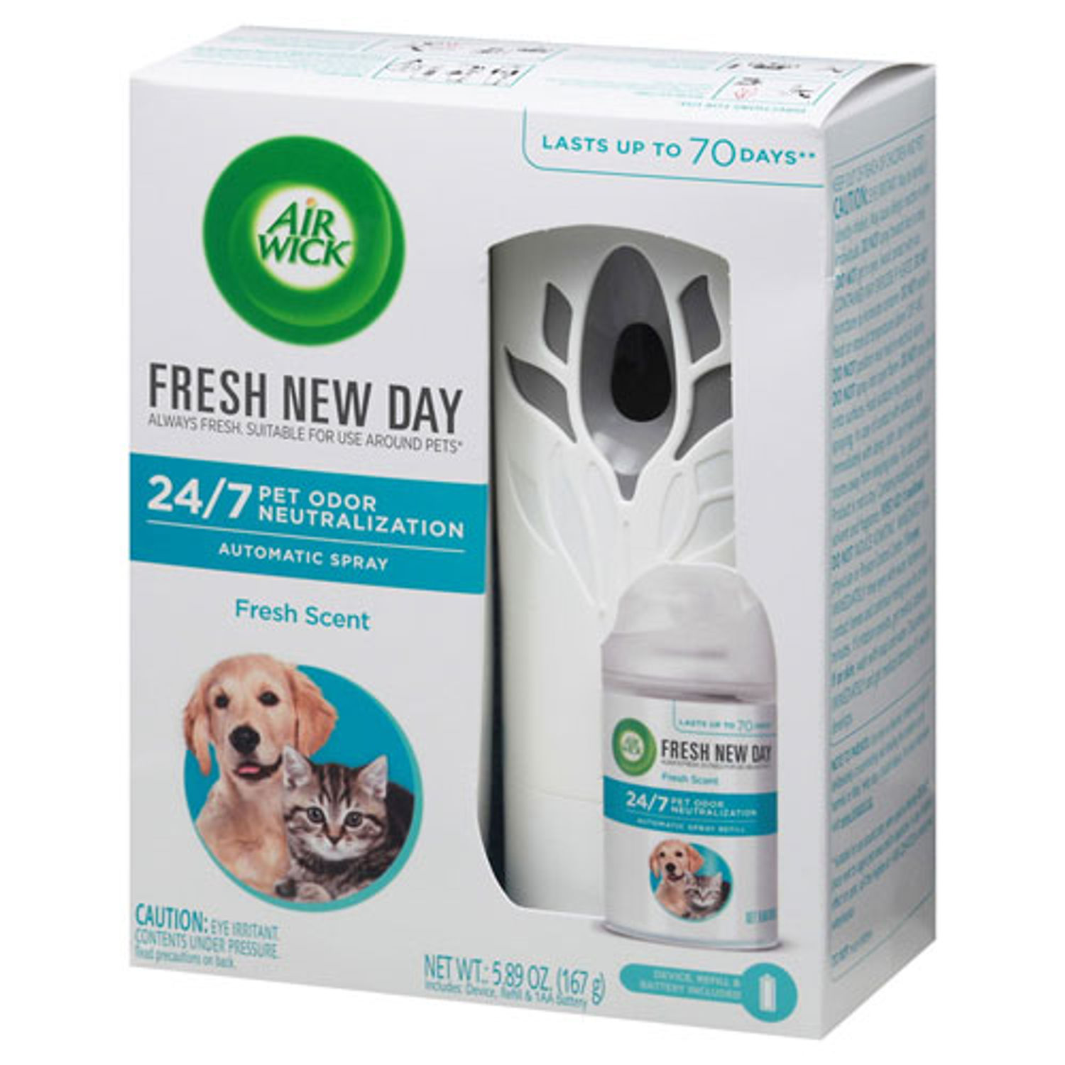 Pet Odor Neutralization Automatic Spray Starter Kit by Air Wickandreg; RAC02720CT