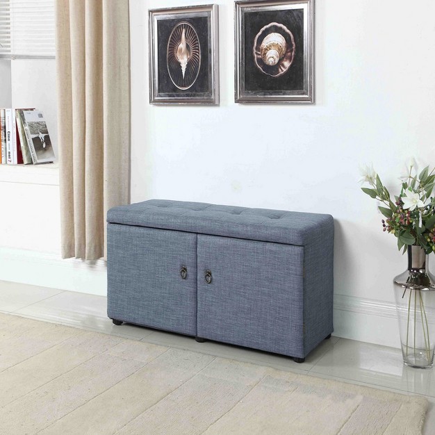 Shoe Storage Ottoman Ore International