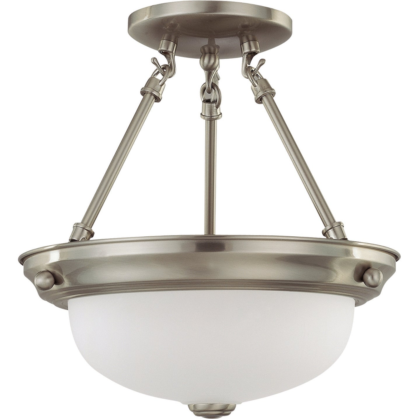 Nuvo Lighting 60/3244 2 Light 11-3/8 Wide Semi-Flush Bowl Ceiling