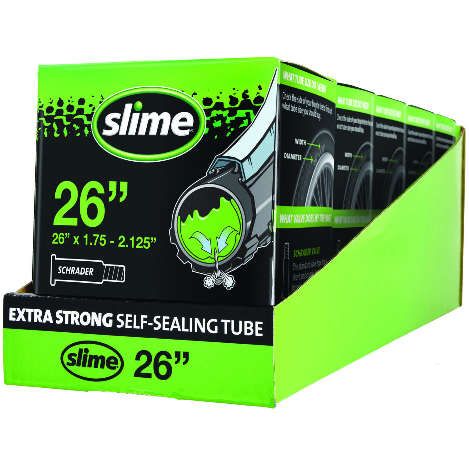 Slime 26 in. Rubber Bicycle Inner Tube 1 pk