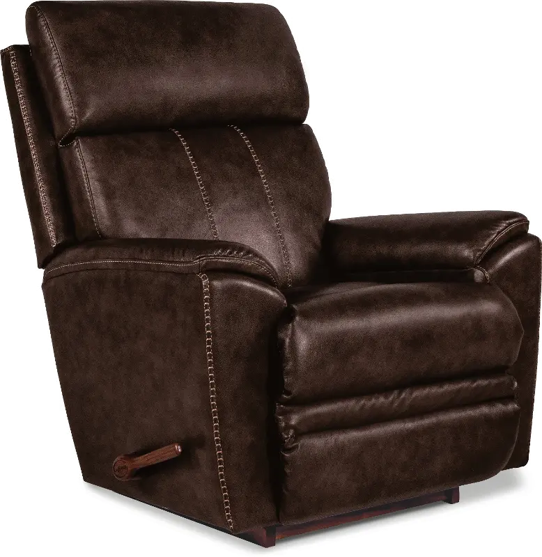 Talladega Chestnut Brown Rocker Recliner with Massage and Heat