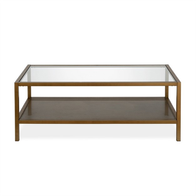 Metal Coffee Table In Gold Henn amp hart