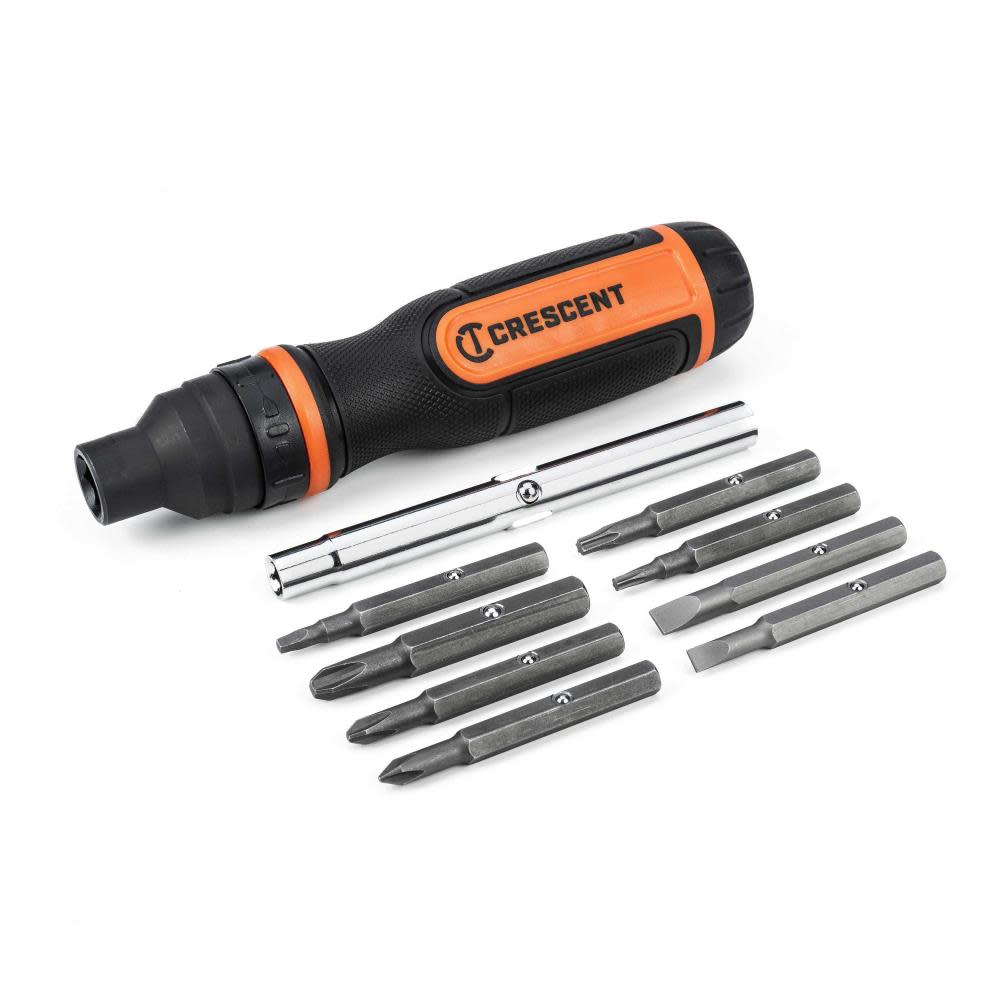 CRESCENT Ratcheting Multi Bit Driver 11 in 1