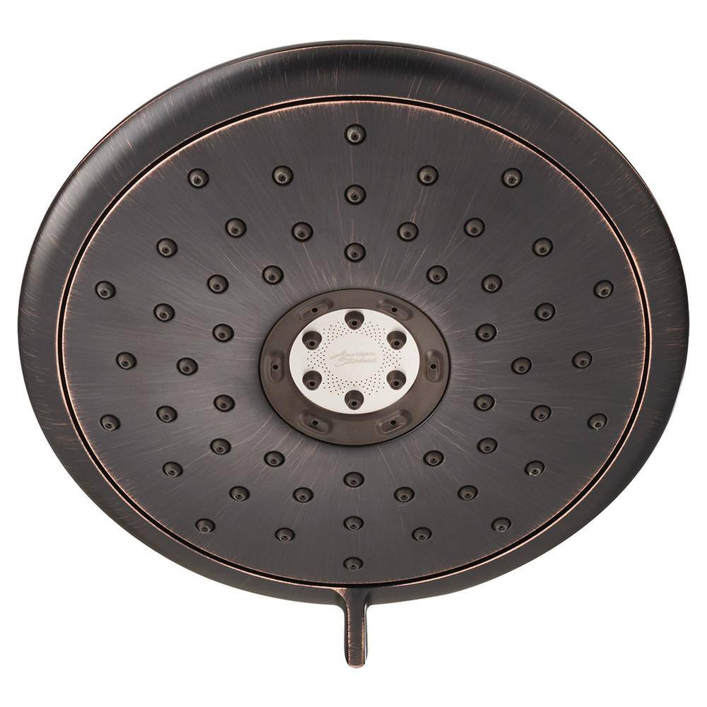 American Standard Spectra+ -Spray 7 in. Single Wall Mount Fixed Rain Shower Head in Legacy Bronze 9038074.278