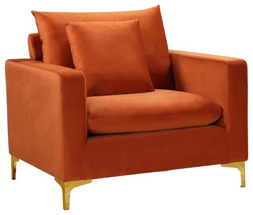 Home Square 3 Piece Furniture Set with Velvet Chair Loveseat and Sofa   Living Room Furniture Sets   by Homesquare  Houzz