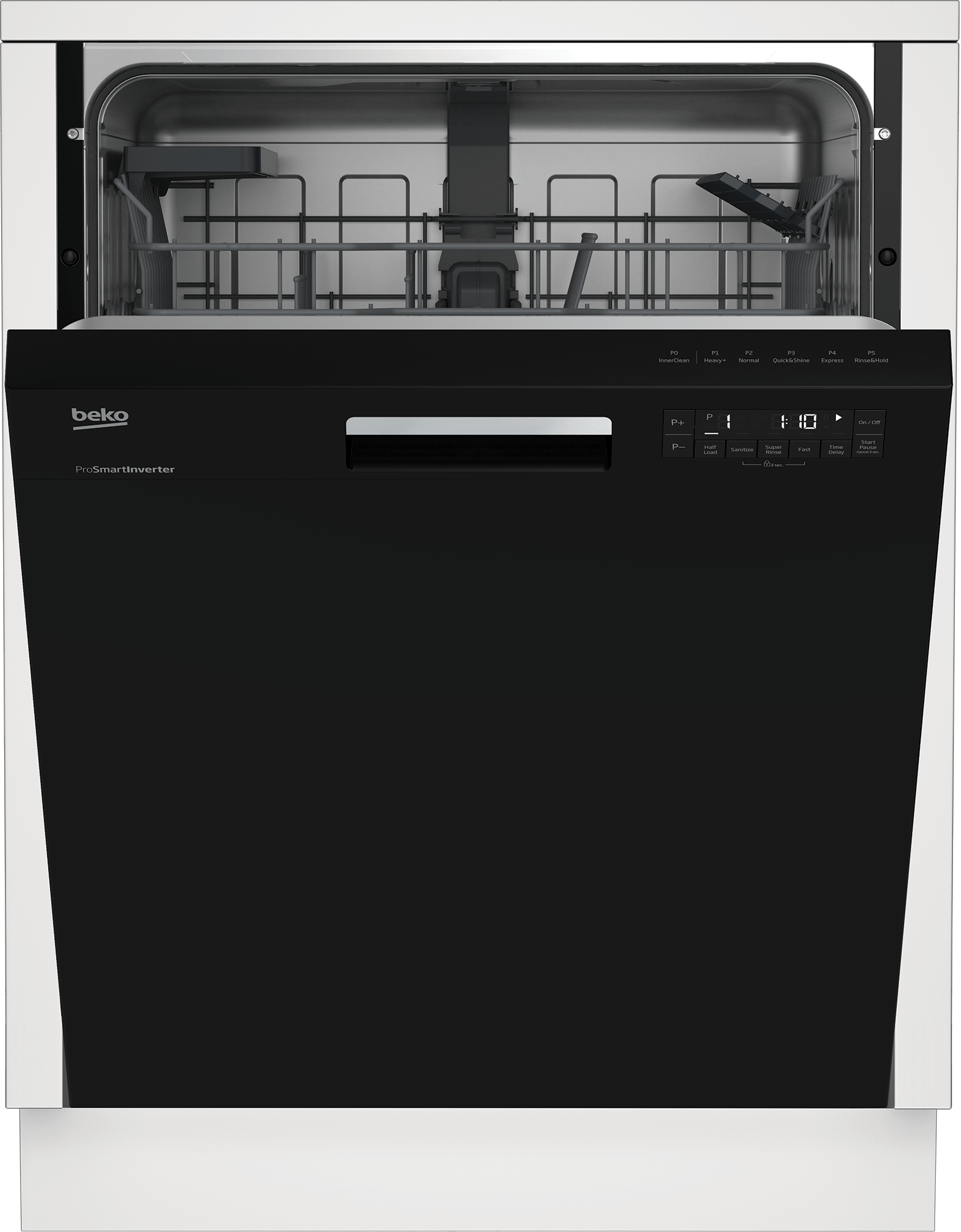 Beko DUT25401BHW Tall Tub Dishwasher With (14 Place Settings, 48)