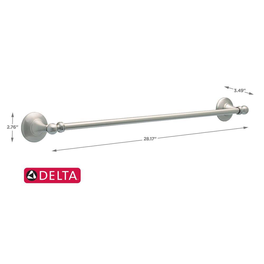 Delta Greenwich II 24 in. Towel Bar in SpotShield Brushed Nickel GRE24-BN