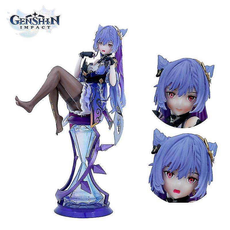 Genshin-impact Anime Figure Keqing Klee Action Figurine Collectible Model Doll