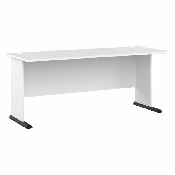 Bush Business Furniture Studio A 72W Computer Desk in White