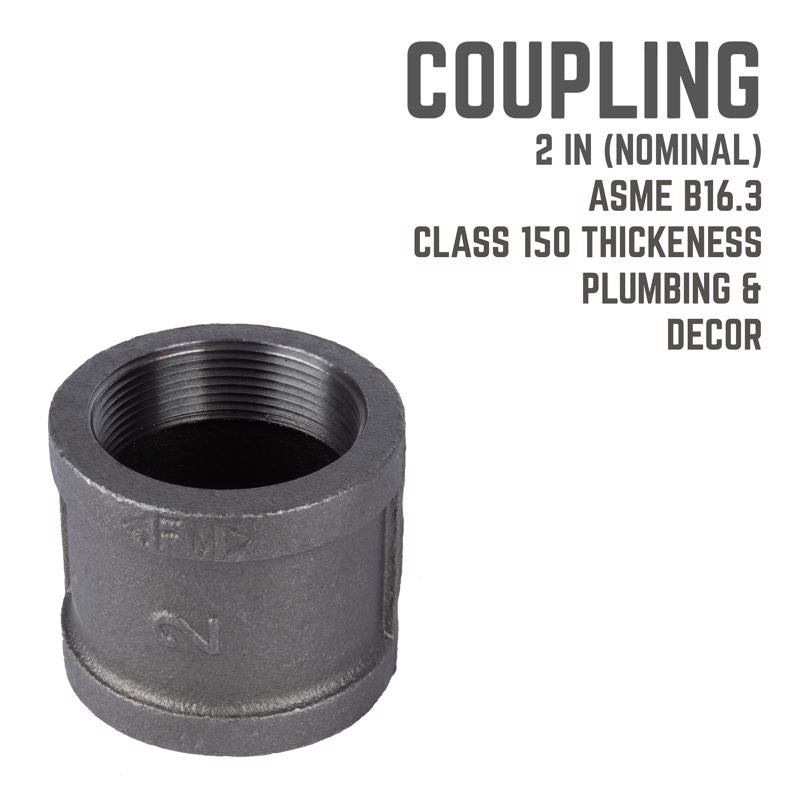 COUPLING BLACK IRON 2