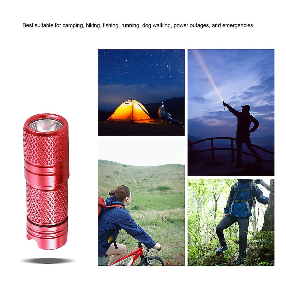 Super Mini Usb Rechargeable Keychain Flashlight Portable Camping Light Working Torch