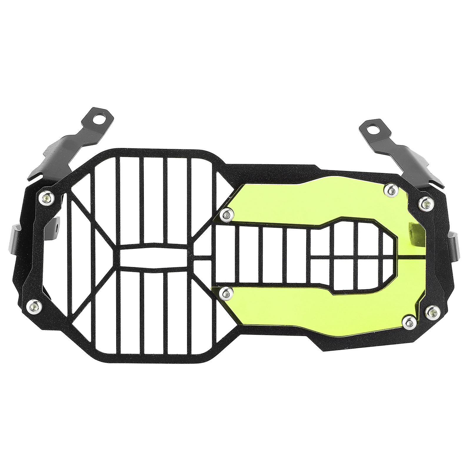 Headlight Guard Grille Cover Protection With Acrylic Lamp Patch Fit For R1200gs R125yellow