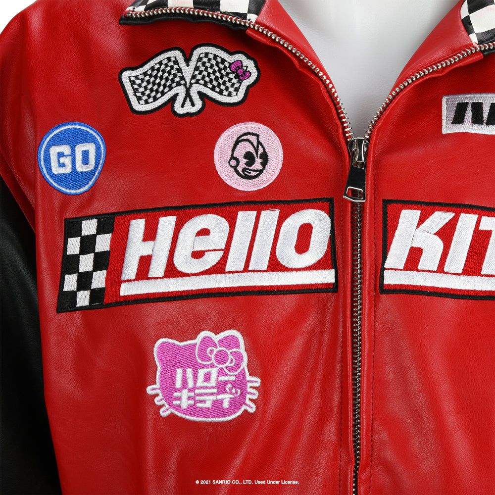 Hello Kitty® Tokyo Speed Red Moto Jacket by Kidrobot