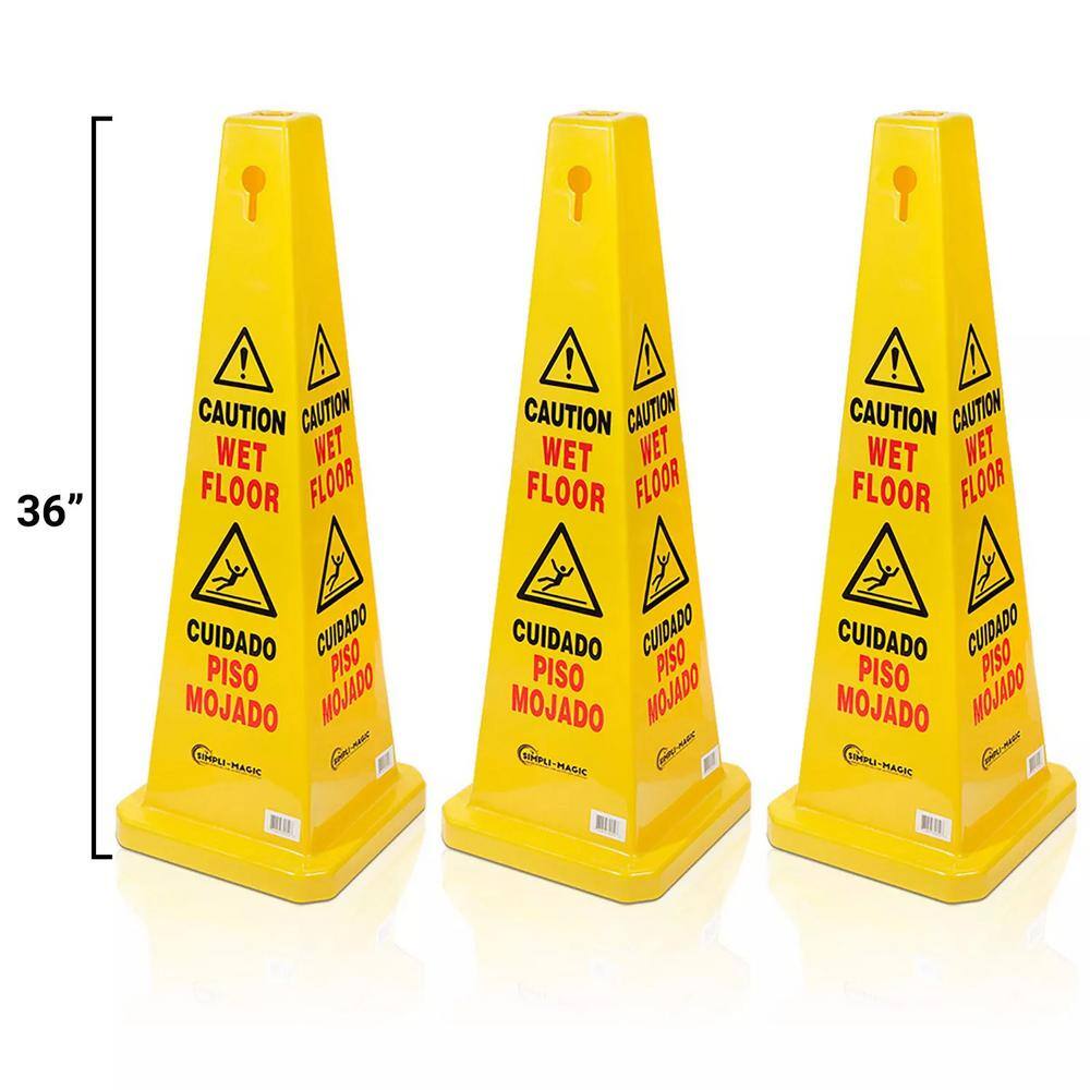 THE CLEAN STORE Wet Floor Signs Cleaning (3-Pack) 373