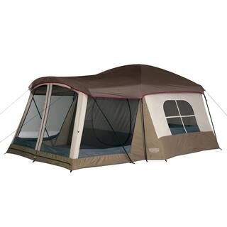 Wenzel Klondike 16 ft. x 11 ft. Large 8-Person Screen Room Outdoor Camping Tent in Brown 36424