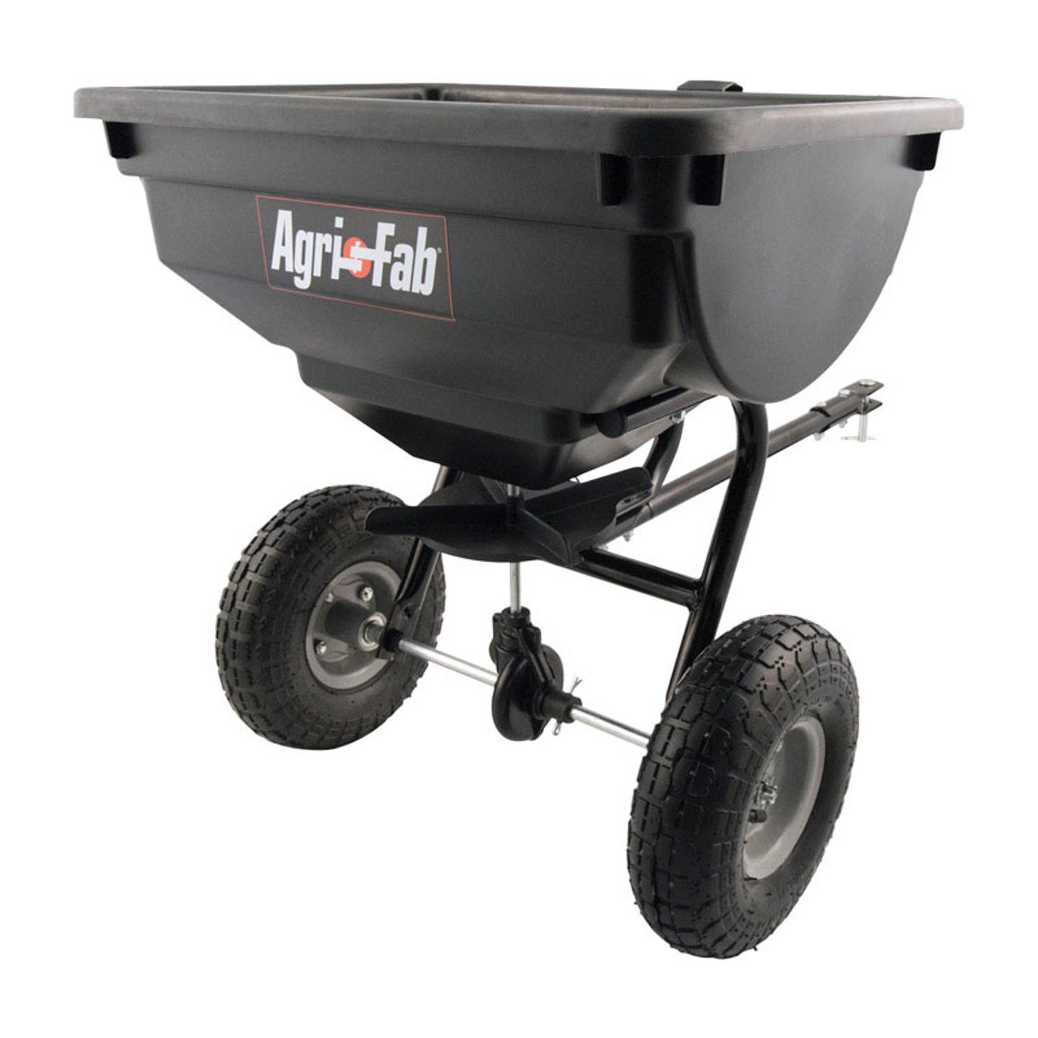 Agri-Fab 120 in. W Tow Behind Spreader For Fertilizer/Ice Melt/Seed 85 lb. cap.