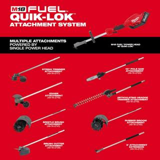 MW M18 FUEL 18-Volt Lithium-Ion Brushless Cordless QUIK-LOK String TrimmerBlower Combo Kit wM12 FUEL HATCHET Kit(3-Tool) 3000-21-2527-21