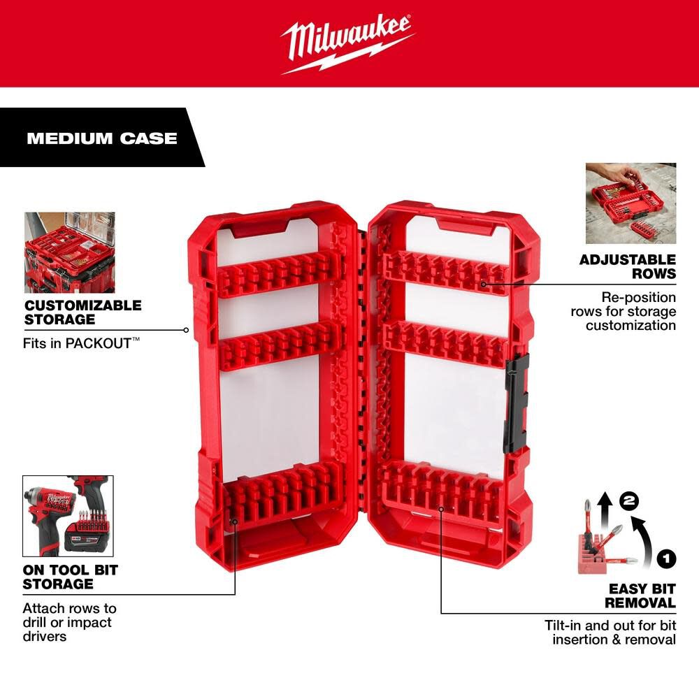 MW SHOCKWAVE Impact Duty Drill Drive and Fasten Set 75pc 48-32-4098 from MW