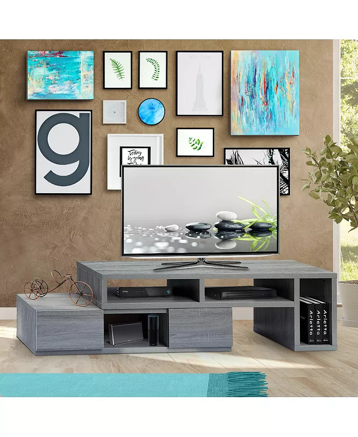 Furniture Techni Mobili Adjustable TV Stand Console