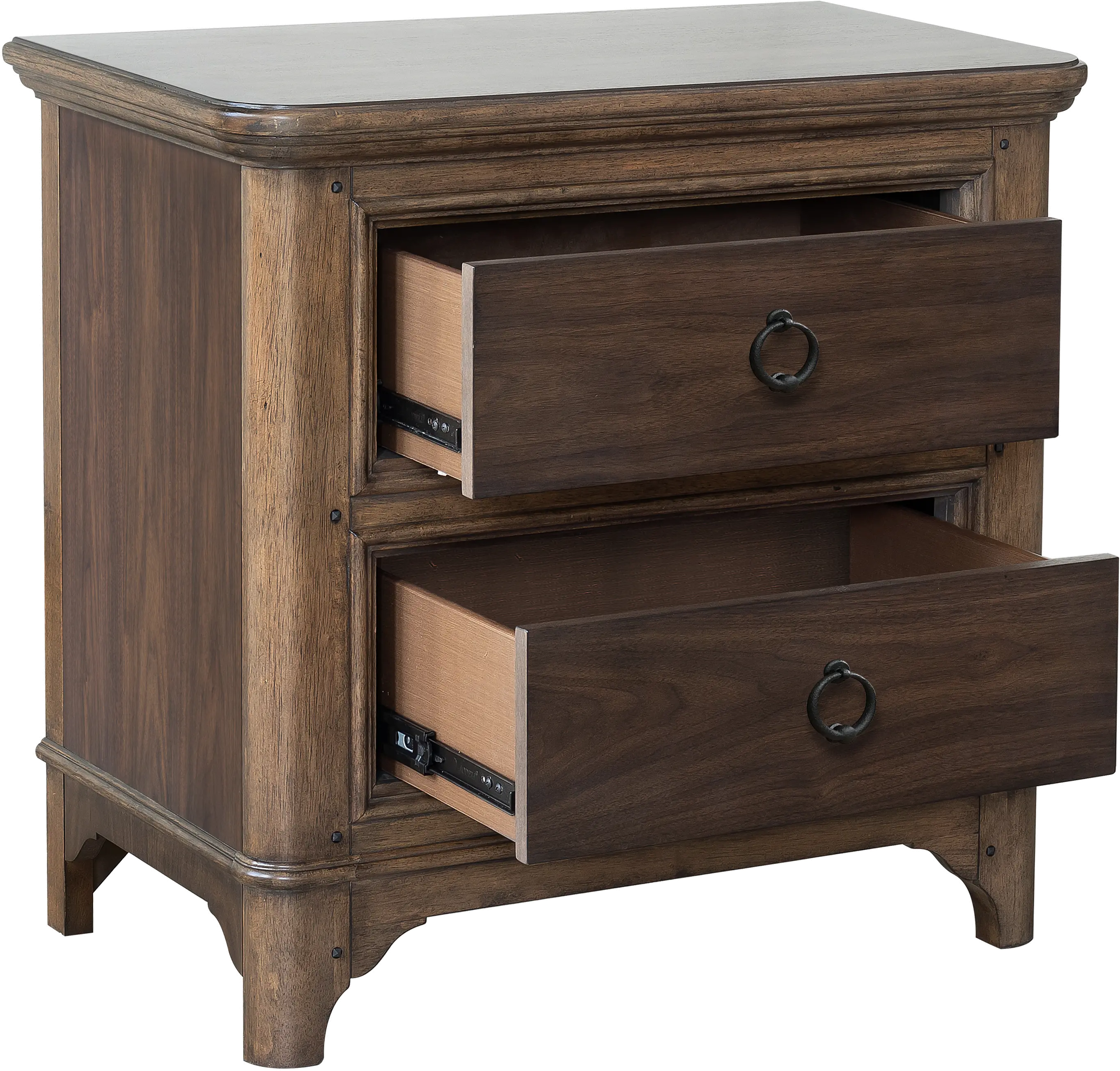 Hearthstone Walnut Brown Nightstand