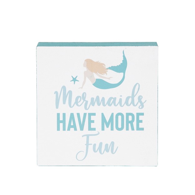 C amp f Home Mermaids Have More Fun Shelf Block