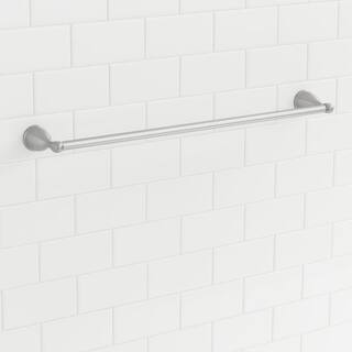 Glacier Bay Builders 18 in. Spot Free Towel Bar in Brushed Nickel BTH-018-099