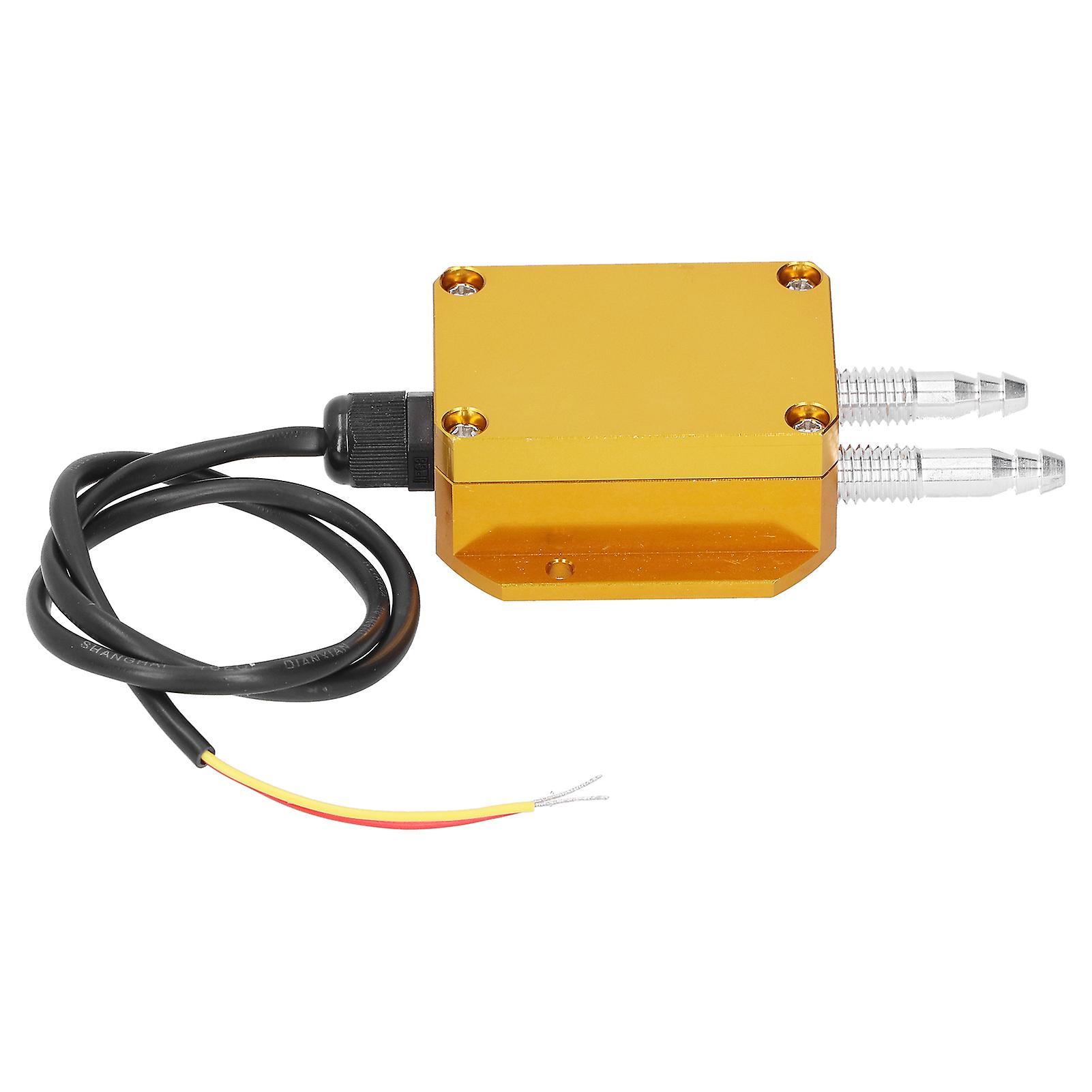 Wind Pressure Transmitter Yellow Micro Pressures Differential Sensor Dc24v 420ma0~5kpa