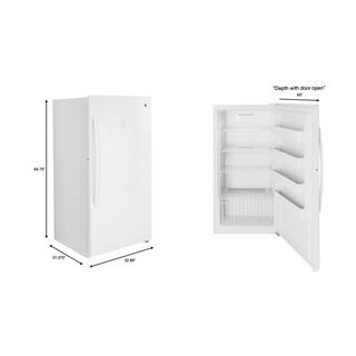 GE Garage Ready 17.3 cu. ft. Frost Free Defrost Upright Freezer in White FUF17SMRWW