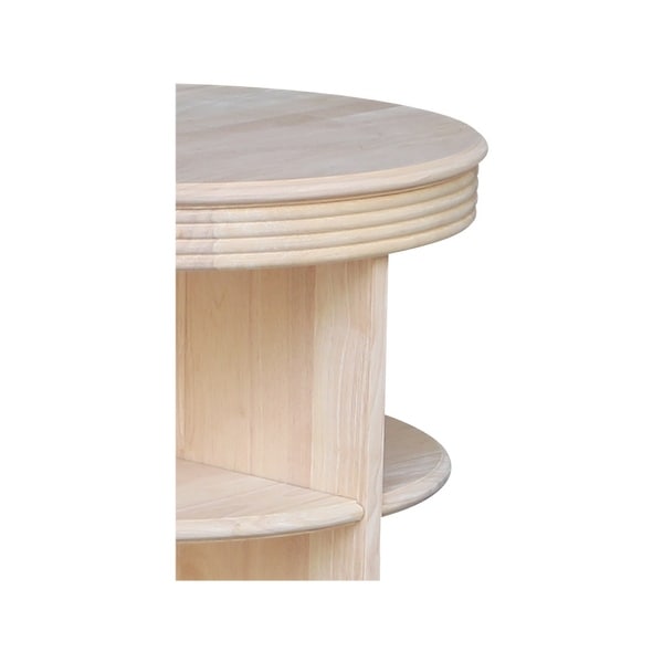 Library Round End Table