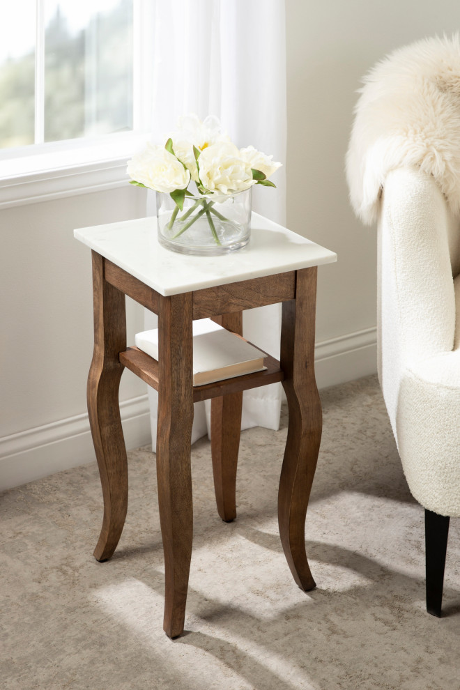 Lillian Wood End Table   Transitional   Side Tables And End Tables   by Uniek Inc.  Houzz