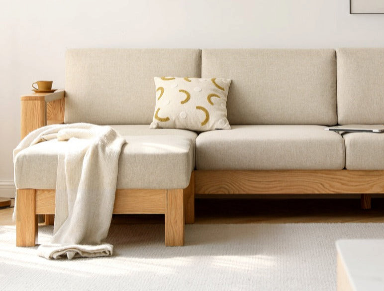 Oak Solid Wood Sofa   Transitional   Sectional Sofas   by GVAwood  Houzz