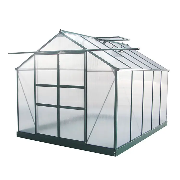 China Manufacture Low Cost Mini Polycarbonate Sheet Garden greenhouse for backyard