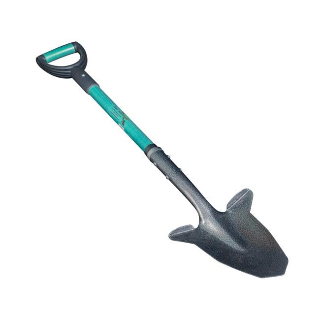 Spear Head Spade SHFD3-Teal Short Reinforced Fiberglass Handle with Cushion D Grip&#44; Teal