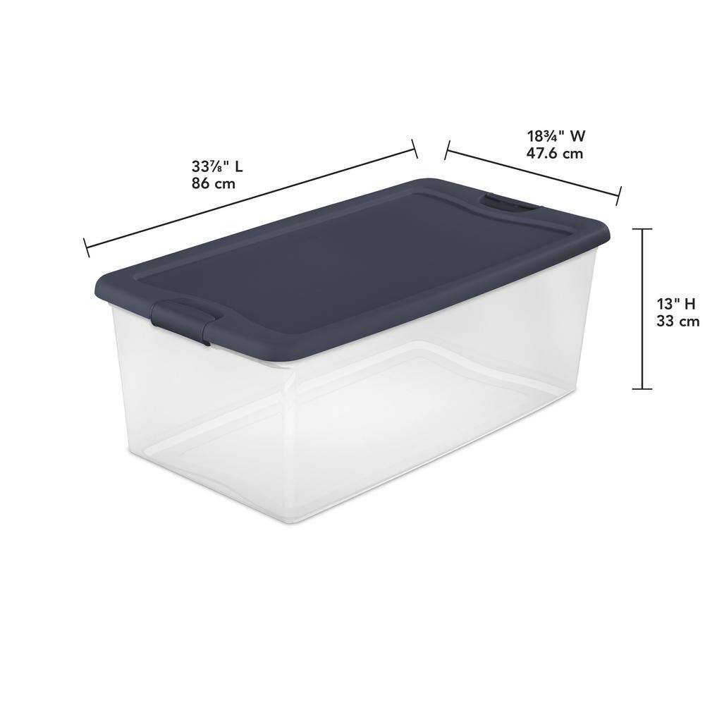 Sterilite 106 Qt. Latching Storage Box 14994K04