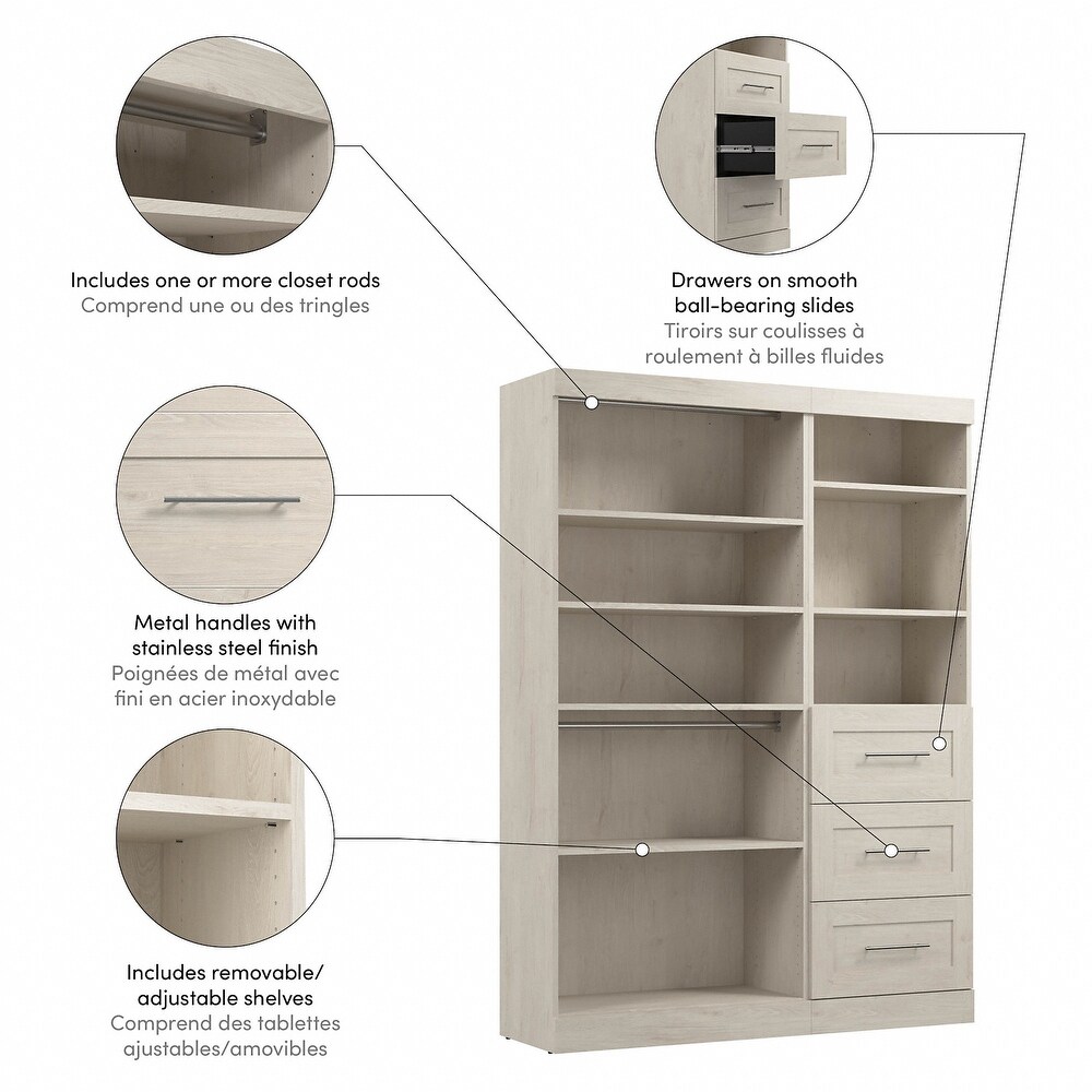 Pur 61W Closet Organizer System by Bestar