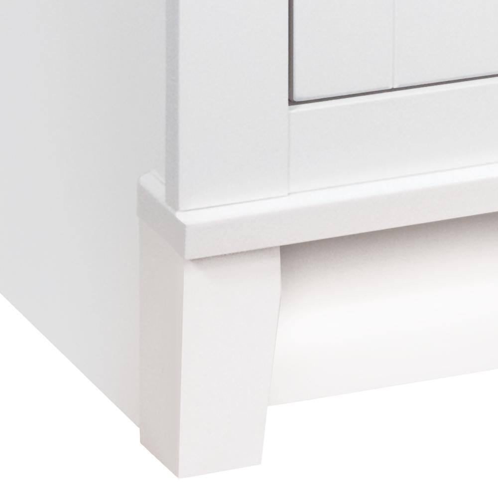 Glacier Bay Kinghurst 48 in. W x 21 in. D x 33.5 in. H Bath Vanity Cabinet without Top in White KHWHT48D